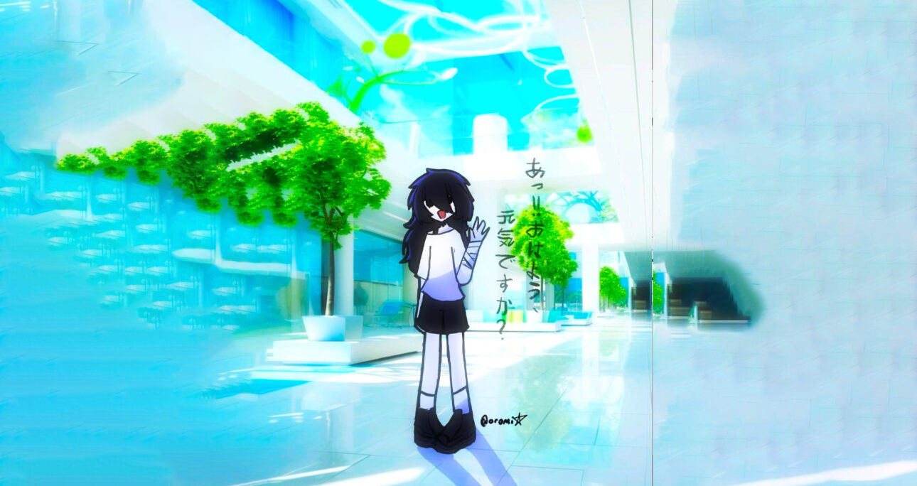 “Good Morning at the Atrium” – Warm Anime Vibes