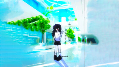 “Good Morning at the Atrium” – Warm Anime Vibes