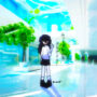 “Good Morning at the Atrium” – Warm Anime Vibes